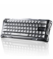 GravaStar Mercury V60 Pro Manyetik Switch Gaming Klavye, Kablolu, İngilizce Q, Chrome Silver (Gümüş)