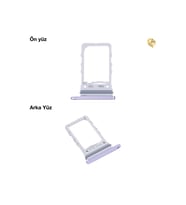 Samsung Z Flip 4 Sim İç Yuvası Tekli Mor Sim yuvası sim tepsisi sim aparatı yeni sim yuvası tekli sim tepsisi sim çekmecesi