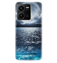 Vivo Y22 Kılıf Resimli Desenli Baskılı Silikon Great Moon 1301