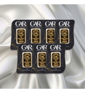 7 Adet 5 Gr 24 Ayar Gar Gram Altın