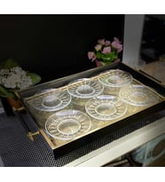 Paşabahçe 54731 Elysia 6lı Çay Tabağı (Beyaz)