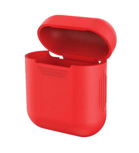 Lexroo Airpods Standart Silikon Kılıf - Kırmızı