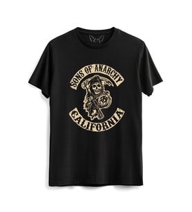 Son of anarchy Siyah Tshirt