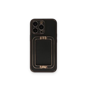 Newface Apple iPhone 14 Pro Max Kılıf Coco Elit Kapak - Siyah