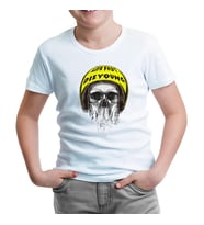 Kurukafa - Helmet Beyaz Çocuk Tshirt