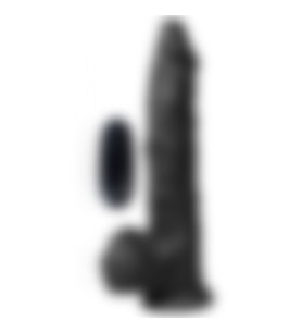 Dildo Series Siyah Hero 21 Cm 10 Modlu Titreşimli Realistik Penis