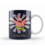 Patrick Star Retro Japanese Kupa Bardak Porselen