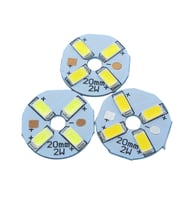 20 Adet 5730 SMD LED Modül 2W 20mm Alüminyum PCB Beyaz Işık Downlight Tamir Gün Işığı