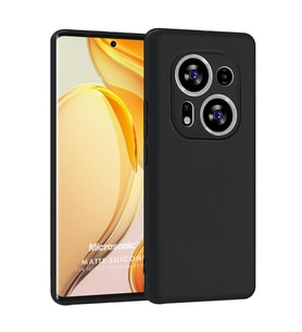 Microsonic Matte Silicone TECNO Phantom X2 Pro Kılıf Siyah