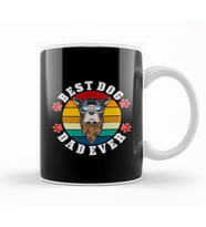Best Dog Dad Ever Köpek 01 Kupa Bardak Porselen