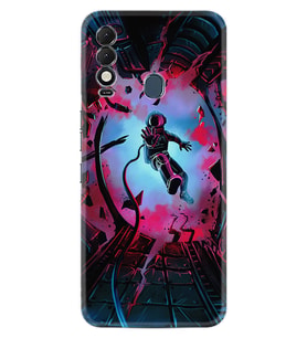 Tecno Spark 8T Kılıf Silikon Desen Özel Seri Astronot Attack 1702