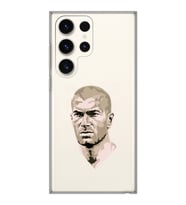 Samsung Galaxy S23 ULTRA Uyumlu Zinedine Zidane Tasarımlı Şeffaf Telefon Kılıfı