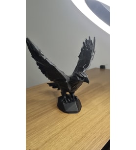 16CM Şık Tasarımlı Kartal Biblo 3D PLA Ev Dekorasyonu Küçük Figür Dekor