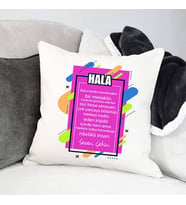 Kişiye Özel Halama Hediyem İsimli Yastık