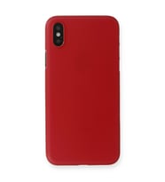 Apple İphone X Kılıf Pp Ultra İnce Kapak - Kırmızı