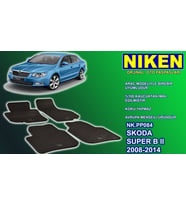 Skoda Superb paspas kauçuk oem germany 2008-2015 NİKEN (Siyah)
