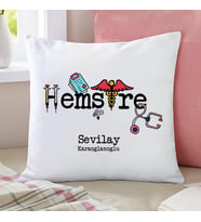 Kişiye Özel Hemşirelere Özel Hediyelik Kare Yastık