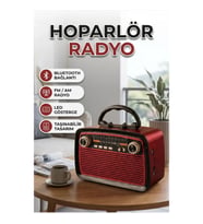 Taşınabilir Bluetooth Hoparlör – Radyo Destekli, LED Göstergeli ve Geniş Ses Alanlı