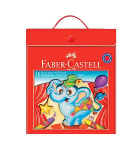 FABER CASTELL PLASTİK ÇANTALI TUTUCULU PASTEL BOYA 36 RENK