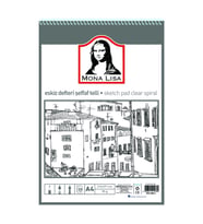 MONA LISA MN04-4 ESKİZ DEFTERİ ŞEFFAF TELLİ A4 95G 20 YP