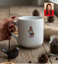Kişiye Özel Karikatürlü Kaos Koordinatör Kupa Bardak Doğum Günü Hediyesi