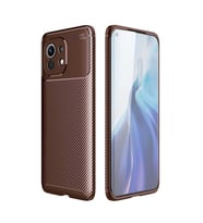 Xiaomi Mi 11 Kılıf Esnek Soft Karbon Tasarım Legion Serisi (Kahverengi)