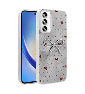 Samsung Galaxy A55 Uyumlu Kılıf Kamera Korumalı Figürlü Zore Ponti Silikon Kapak (Açık Mavi)