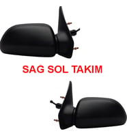 Renault 19 Dikiz Ayna Sağ Sol Takım Europa Dış Ayna R 19 Ayna (Siyah)
