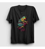Presmono Unisex Siyah Helmets Daft Punk T-Shirt 59758tt