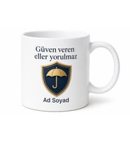 Sigortacı Kasko Poliçe Hasar Dosyası Müşteri Güvencesi Kupa Bardak Hediye
