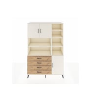 Hyperion Dolap 9 Raflı 4 Çekmeceli 3 Kapaklı 132x44x195 Aytaşı-Aytaşı/Çam