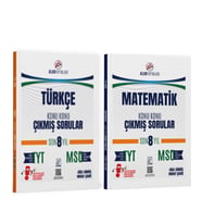 Alan Yayınları TYT MSÜ Matematik ve Türkçe Konu Konu Çıkmış Sorular Son 8 Yıl Seti 2 Kitap
