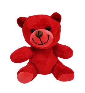 Sevimli Kırmızı Oyuncak Peluş Ayıcık