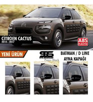 Citroen Cactus Batman Yarasa Ayna Kapağı Piano Black / 2014-2017