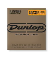 Jim Dunlop DBFS40120S Stainless Steel Flatwound Bas Gitar Teli (40-120)