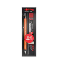 ROTRING VISUCLICK VERSATİL + MİN + SİLGİ 3'LÜ OKUL SETİ - 0.7 mm TURUNCU