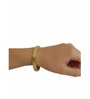 AKFECAN ÇELİK CARTİER VİP GOLD RENK [UNİSEX] KADIN ERKEK BİLEKLİK (Altın Rengi)