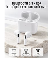 Tws Kablosuz Bluetooth Kulaklık 3 Saat Müzik 4 Saat Konuşma Şarj Kutulu