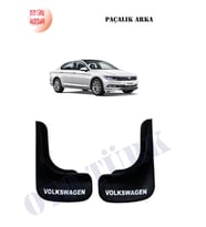 Volkswagen Tüm Modellere Uygun Arka Paçalık Tozluk Çamurluk (Siyah - Beyaz)