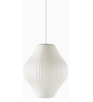 qdec Japon İpek Avize Armut 43 cm (Beyaz)