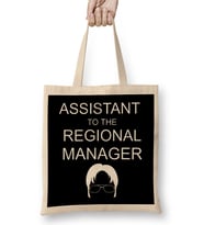 Assistant To The Regional Manager Tee Funny Office Tee Bez Çanta Uzun Saplı