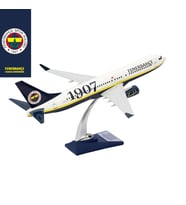 Zekupp Boeing 737-800 1/100 Ölçek Fenerbahçe Lisanslı Klasik Tasarım Maket Uçak  (UCK0193)