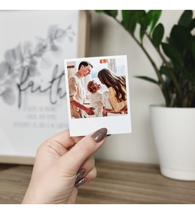 Polaroid Fotoğraf Baskısı, 20 Adet Davetiye Düğün Nişan Kişiye Özel Pola Kart Kişiselleştirilebilir Özel Tasarım Hediye, Özel Gün Retro Polo Card Çıkart Bastır
