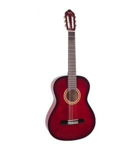 Valencia VC103TRDS Klasik Gitar 3/4 (Kırmızı Sunburst)  Sap Çelikli - Canlı Renk - Başlangıç Seviyesi