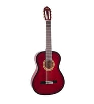 Valencia VC103TRDS Klasik Gitar 3/4 (Kırmızı Sunburst)  Sap Çelikli - Canlı Renk - Başlangıç Seviyesi
