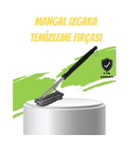 Mey İthalat® Mangal Izgara Temizleme Fırçası Paslanmaz Çelik Telli Uzun Saplı