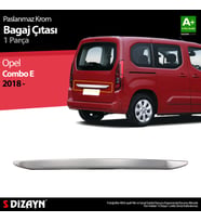 Opel Combo E Krom Bagaj Çıtası 2018-2023