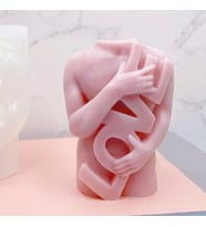 Dekoratif Love Heykel Silikon Kalıp 9,7x3,8 Cm