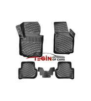 Skoda Yeti 3D Havuzlu Paspas 2009-2017 Siyah (Çok Renkli)
