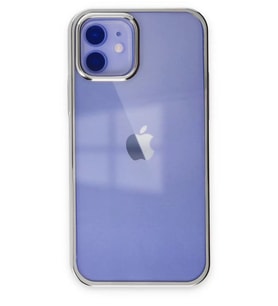 Newface Apple iPhone 12 Kılıf Element Silikon - Gümüş